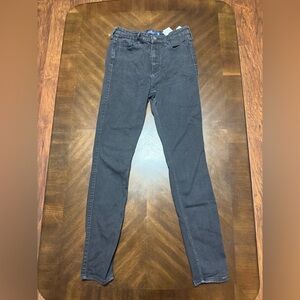 Black Hollister Skinny Jeans